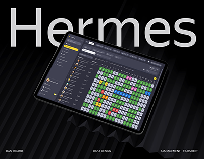 Hermes System - Timesheet Dashboard & UX UI